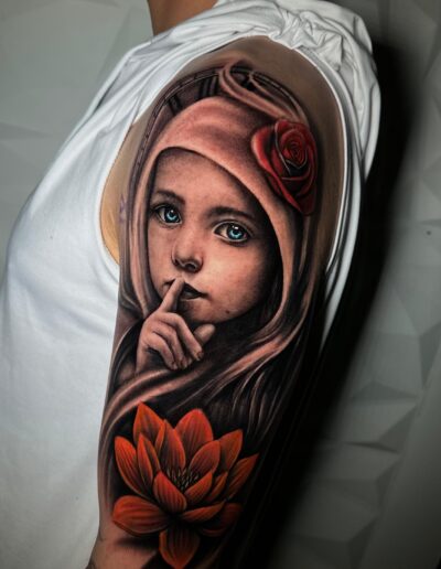 Tattoo Realismo Color por Chalo