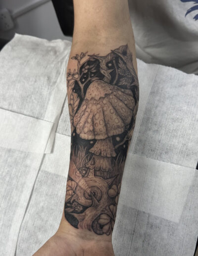 Tatuaje Black Work Por Leandro Arias