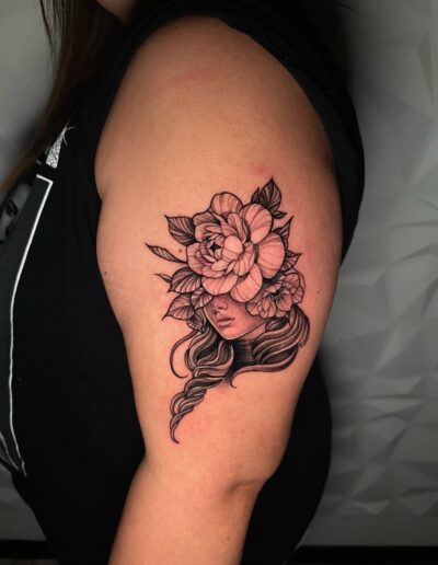 Tattoo Black Work Tattoo by Fabian