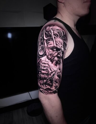 Tattoo Realismo Black and Grey por Nicolas