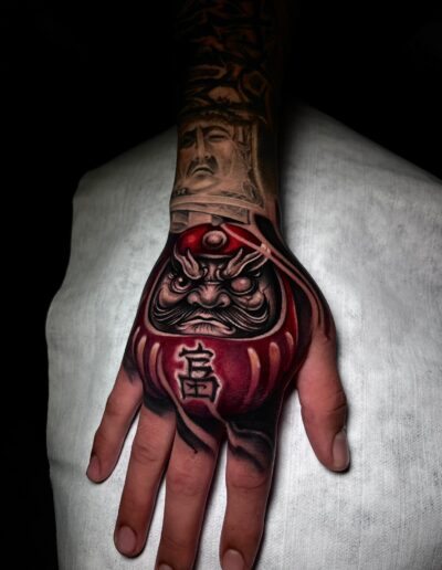 Tattoo Daruma Oriental por Nicolás