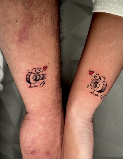 Tattoo Minimalista línea Fina por Fabian