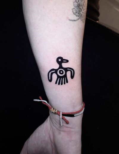 Tattoo Minimalista lineal Por Nicolás