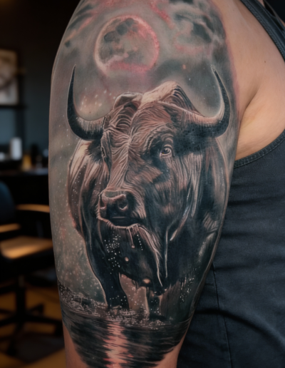 Tattoo Buffalo Natural By Julián González